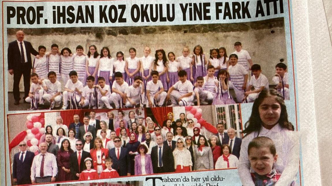 Trabzon Prof. İhsan Koz Okulu Yine Fark Yarattı 